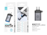 Adaptador OTG USB-C a USB-A Techancy KK2111: alta velocidad de transferencia, carga segura y alta co Adaptador OTG USB-C a USB-A Techancy KK2111: alta velocidad de transferencia, carga segura y alta co