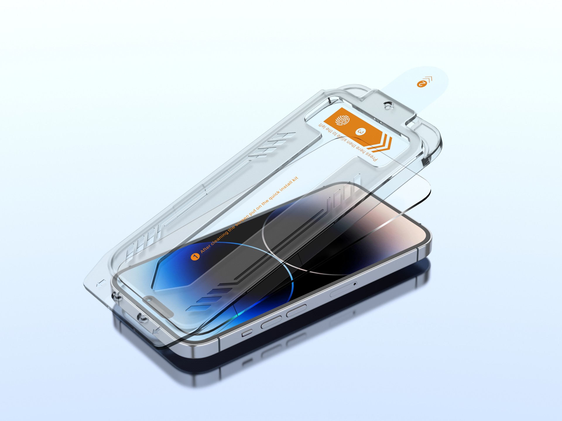 Protector de pantalla de vidrio templado Techancy KS2202, compatible con iPhone 16 Plus, incluye caj