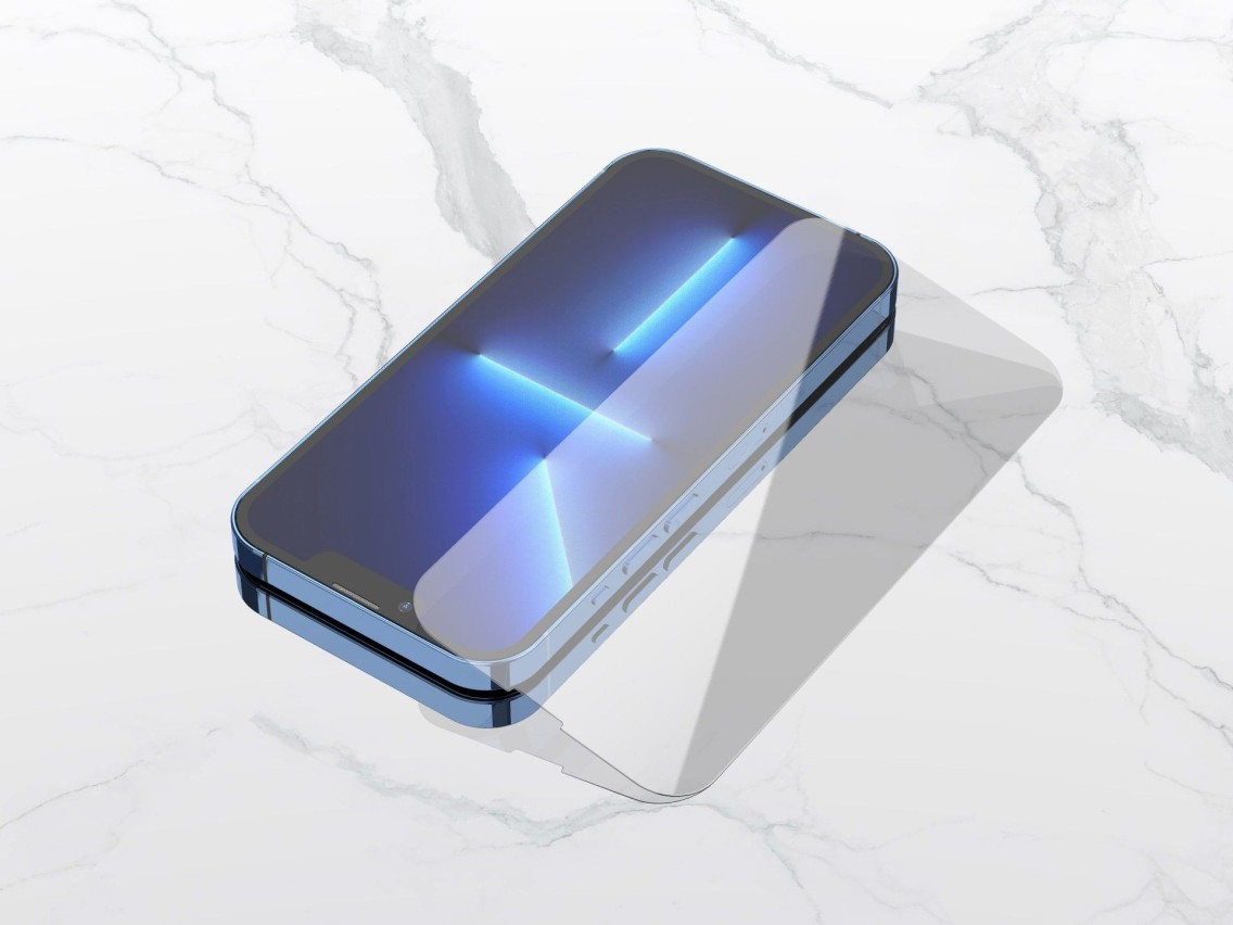 Protector de pantalla de vidrio templado Techancy para iPhone 12/12 Pro KW1700, 0,33 mm, resistente