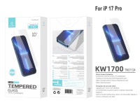 Protector de pantalla de vidrio templado Techancy para iPhone 17 Pro KW1700, 0,33 mm, ultrafino, ant