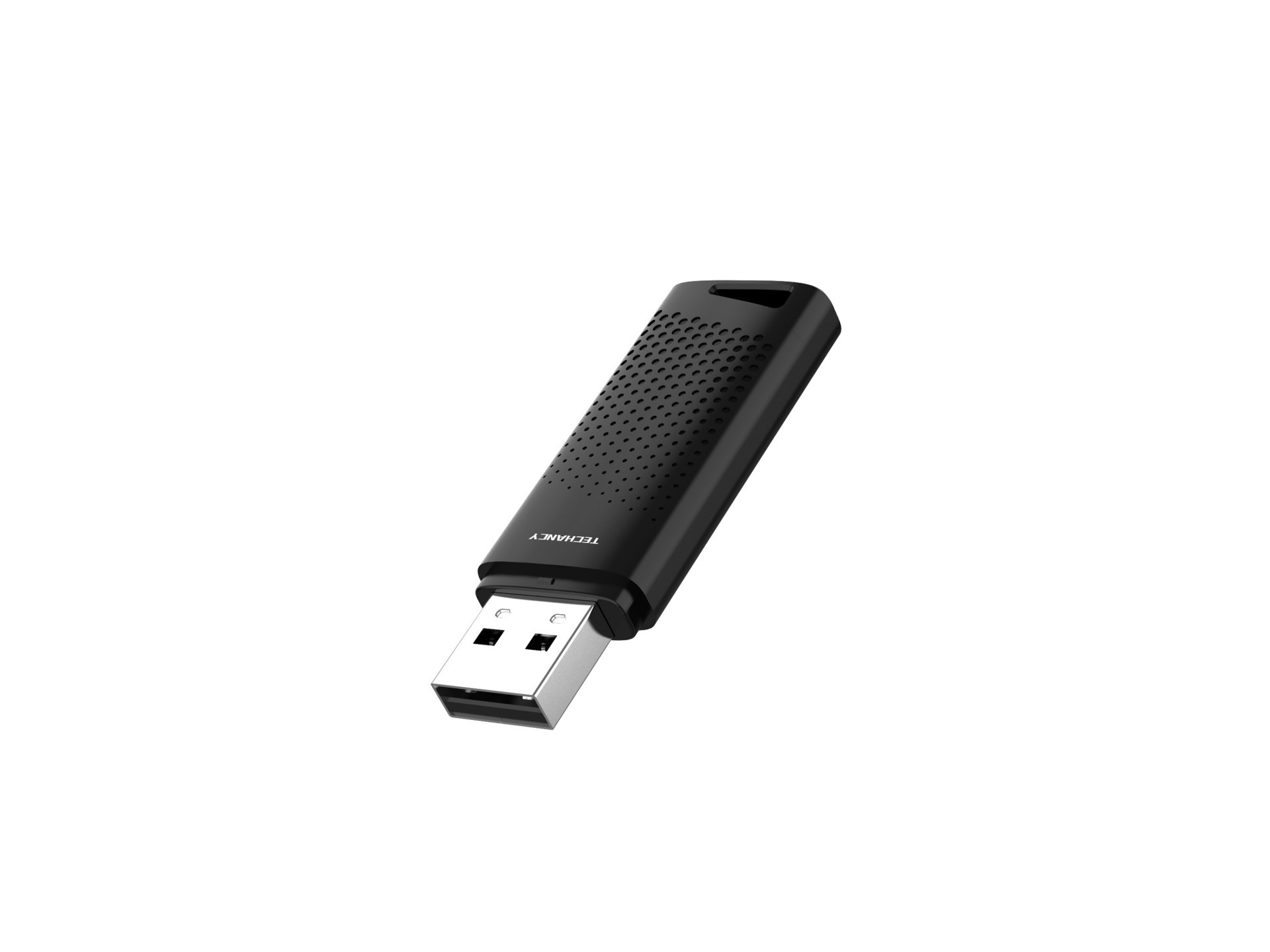 Techancy USB Flash Drive 64GB Preto LB2903, Usb 2.0, Compatível com PC/Mobile/Mac, Armazenamento seg