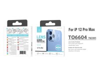 Techancy Protetor de Lente para iPhone 12Pro Max TO6604, 9H Anti-riscos, Anti-digital, Ultrafino e Techancy Protetor de Lente para iPhone 12Pro Max TO6604, 9H Anti-riscos, Anti-digital, Ultrafino e