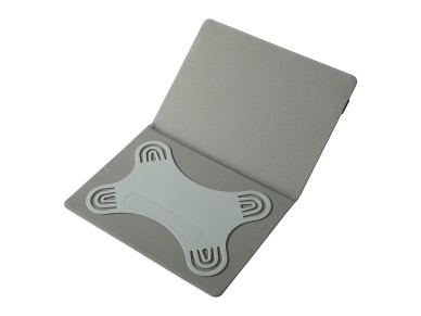 Funda universal Techancy TN1610 para tableta de 12-13 pulgadas, de cuero, silicona, ajustable, con b