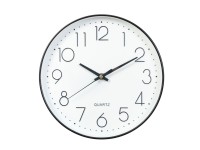 Reloj de pared Techancy ME2622, 30 cm de diámetro, grabado en 3D, reloj silencioso para hogar, 