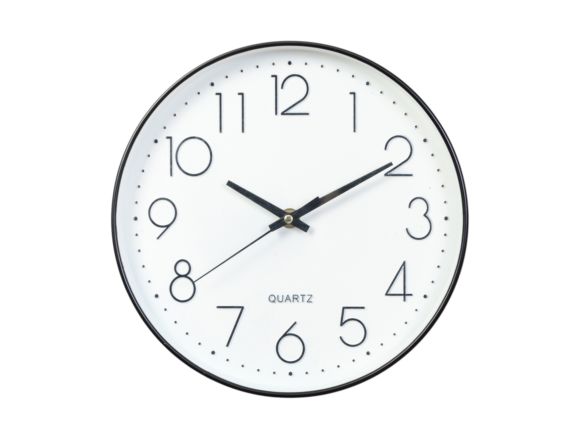 Techancy Wall Clock ME2622, 30 Cm Diameter, 3D Engraved, Silent Clock For Home, Office And Kitchen.