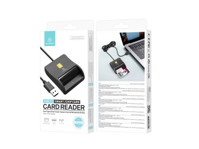 Techancy Leitor de cart�o inteligente MI0631, USB 2.0, suporta v�rios tipos, compat�vel com v�rios s