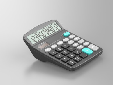 Techancy Calculadora de Mesa MK1167 12 D�gitos Dupla Energia Fun��o GT/MU ABS TM25002 Preto