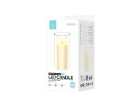 Techancy LED Candle ML1052 Flameless Pillar Transparent Cup Realistic Christmas Decoration Wedding P Techancy LED Candle ML1052 Flameless Pillar Transparent Cup Realistic Christmas Decoration Wedding P