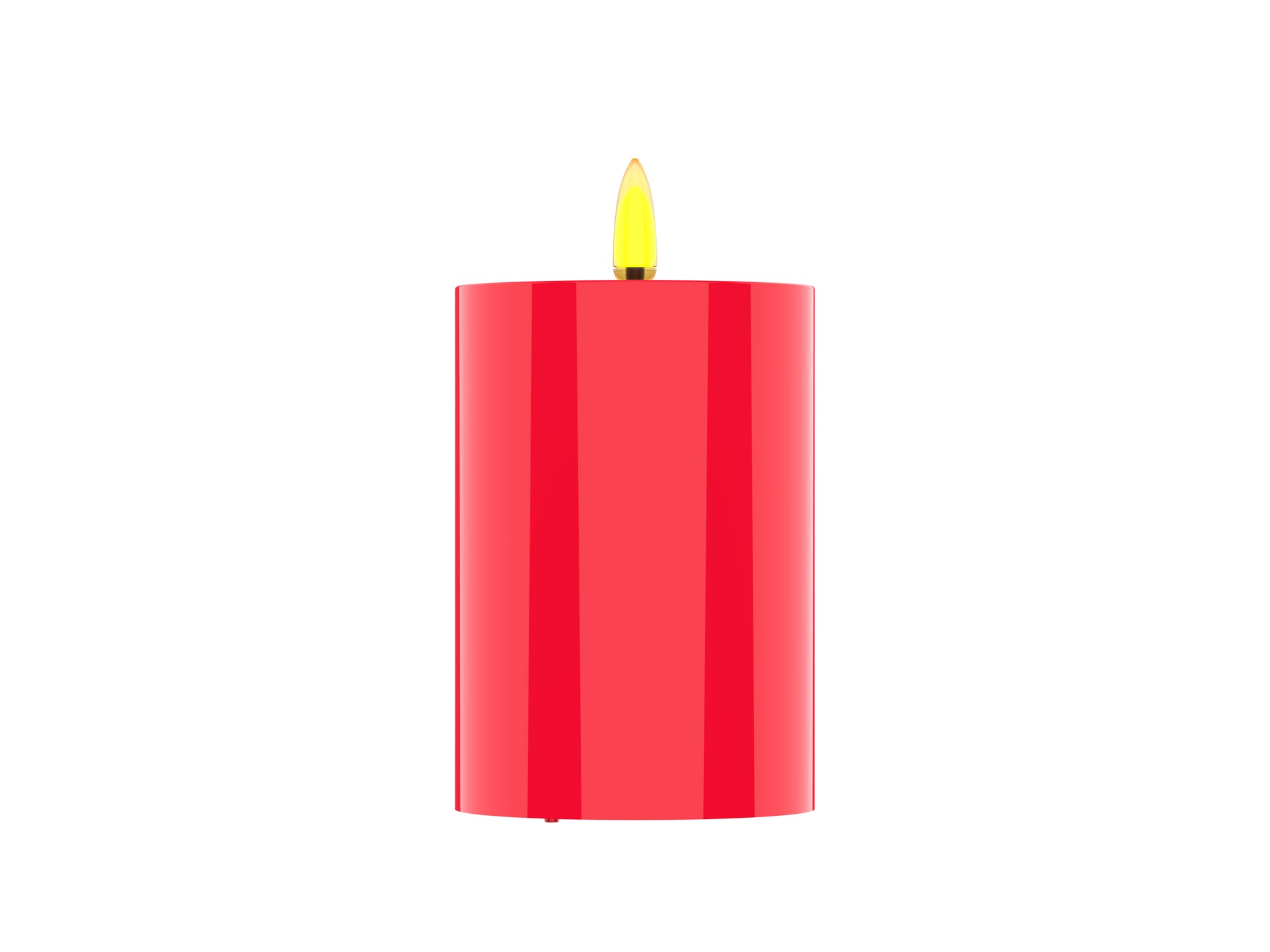 Vela LED Techancy ML1053 sin llama, pilar rojo, llama parpadeante realista, decoración navideña, bod