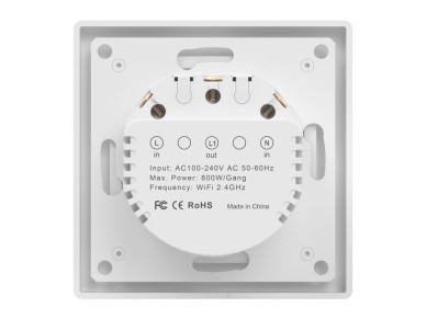 Interruptor de luz t�til Wi-Fi Avatto TS20-EU-W1