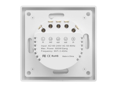 Interruptor de luz sens�vel ao toque Avatto TS20-EU-W3 WiFi