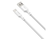 Cable Baseus Simple Wisdom USB - USB-C 1,5 m 5A blanco 2 uds Cable Baseus Simple Wisdom USB - USB-C 1,5 m 5A blanco 2 uds