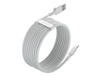 Cable Baseus Simple Wisdom USB - USB-C 1,5 m 5A blanco 2 uds Cable Baseus Simple Wisdom USB - USB-C 1,5 m 5A blanco 2 uds