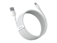 Cable Baseus Simple Wisdom USB - USB-C 1,5 m 5A blanco 2 uds Cable Baseus Simple Wisdom USB - USB-C 1,5 m 5A blanco 2 uds