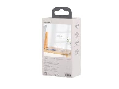 Cable Baseus Simple Wisdom USB - USB-C 1,5 m 5A blanco 2 uds