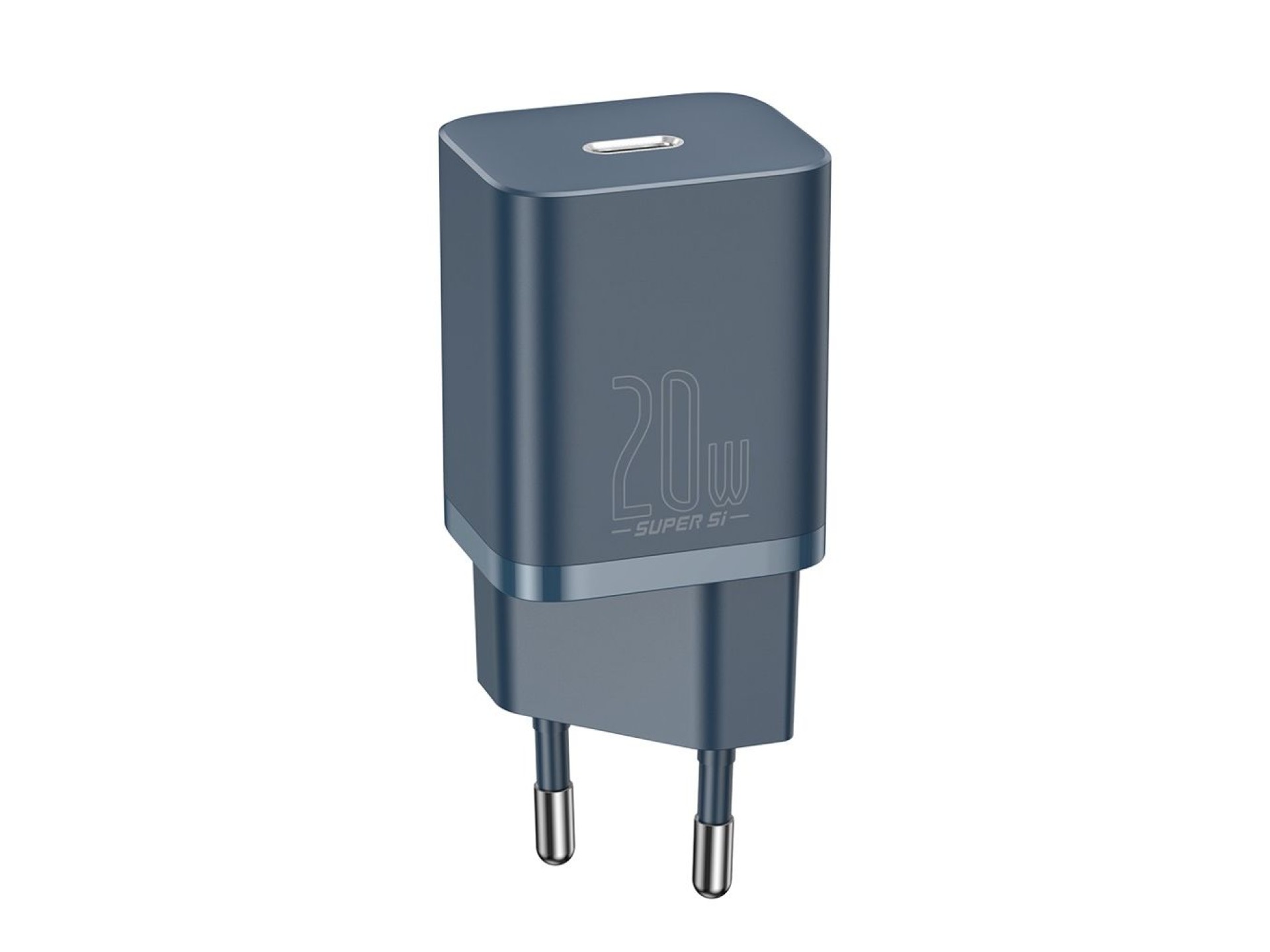 Baseus wall charger Super Si PD 20W 1x USB-C blue + USB-C - Lightning cable