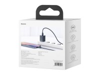 Baseus wall charger Super Si PD 20W 1x USB-C blue + USB-C - Lightning cable