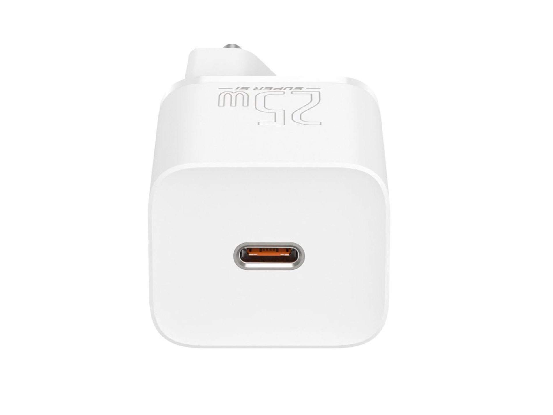 Carregador de parede Baseus Super Si PD 25W 1x USB-C branco + cabo USB-C - USB-C