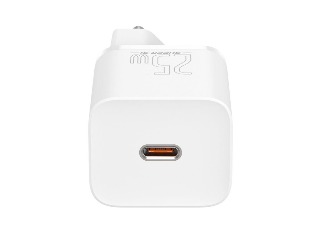 Baseus wall charger Super Si PD 25W 1x USBC white + USB-C - USB-C cable