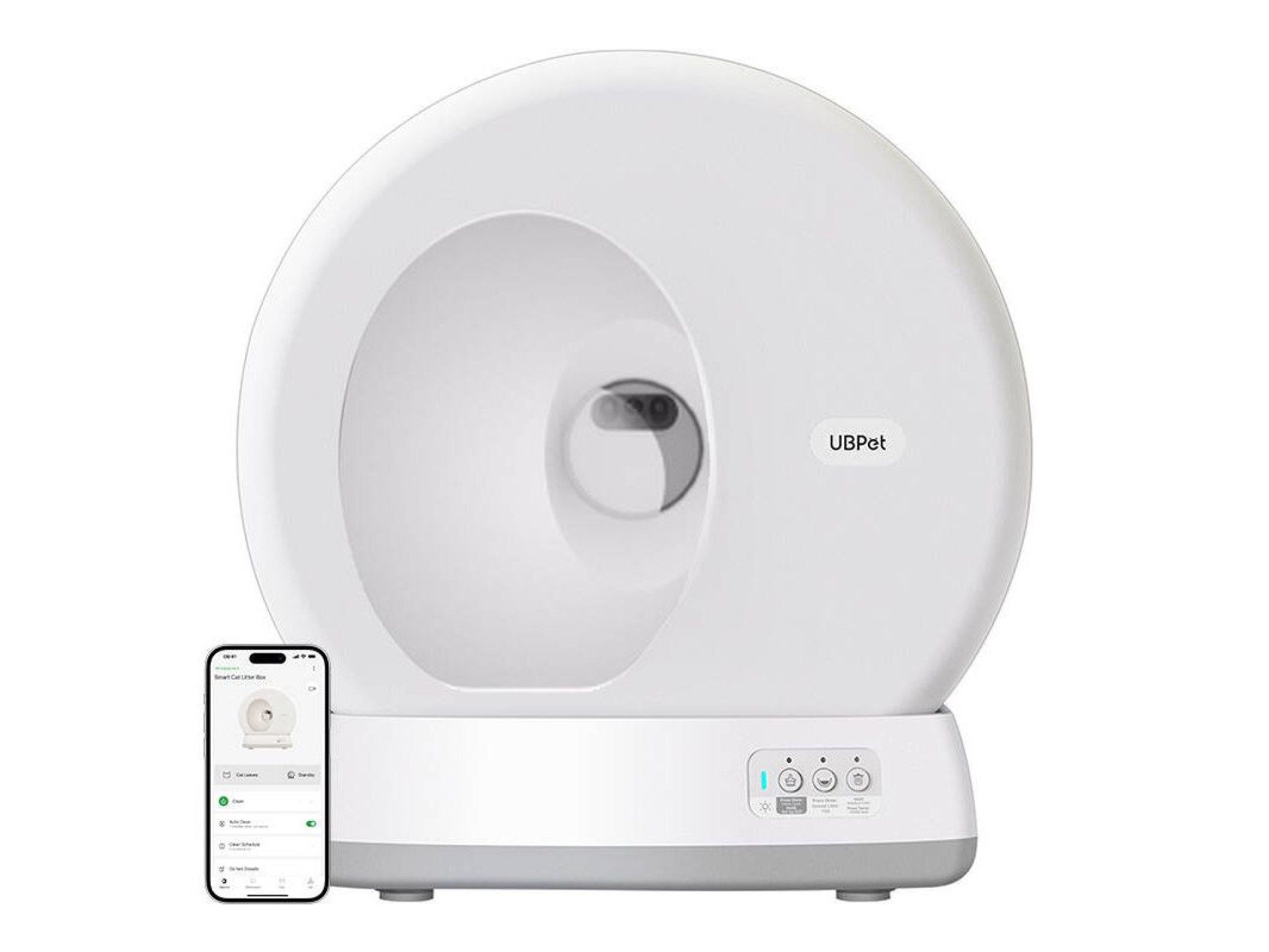 Caja de arena inteligente autolimpiante para gatos UBPet C10