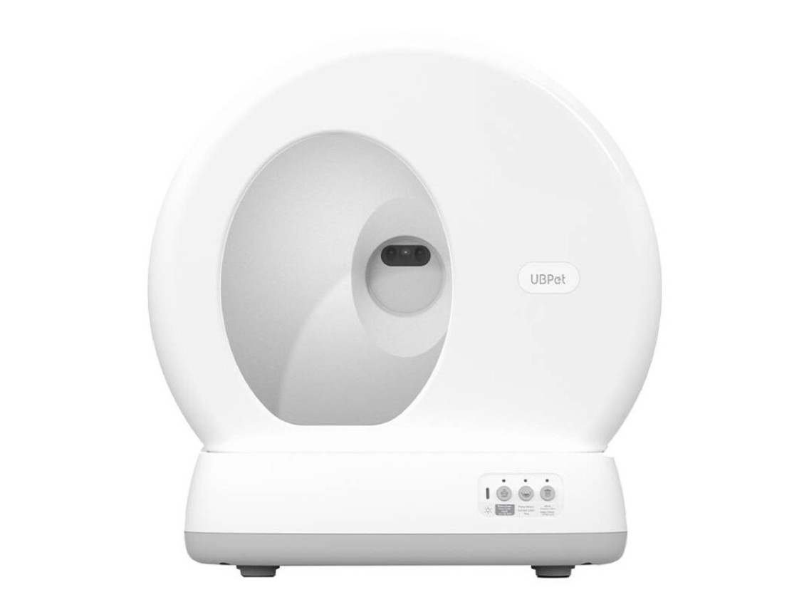 Caixa de areia para gatos inteligente autolimpante com câmera UBPet C10 Pro