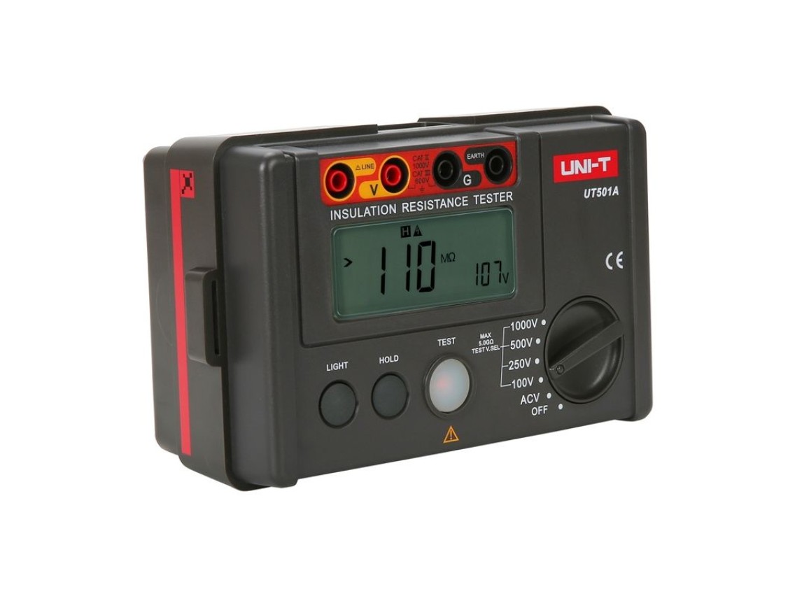 Testador de resistência de isolamento UNI-T UT501A