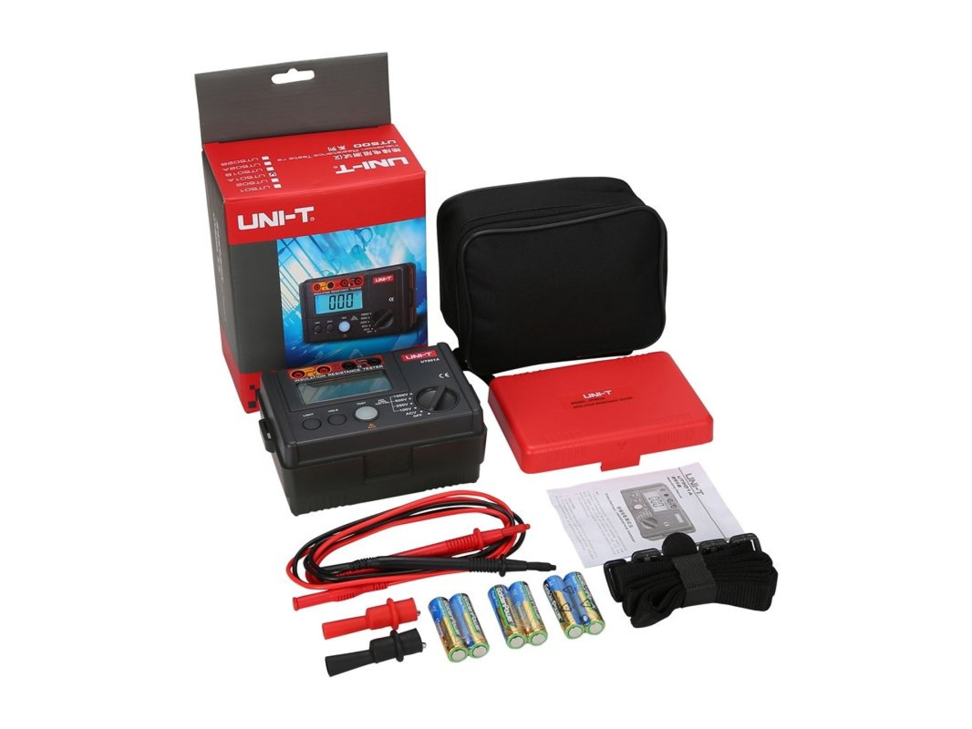 Testador de resistência de isolamento UNI-T UT501A