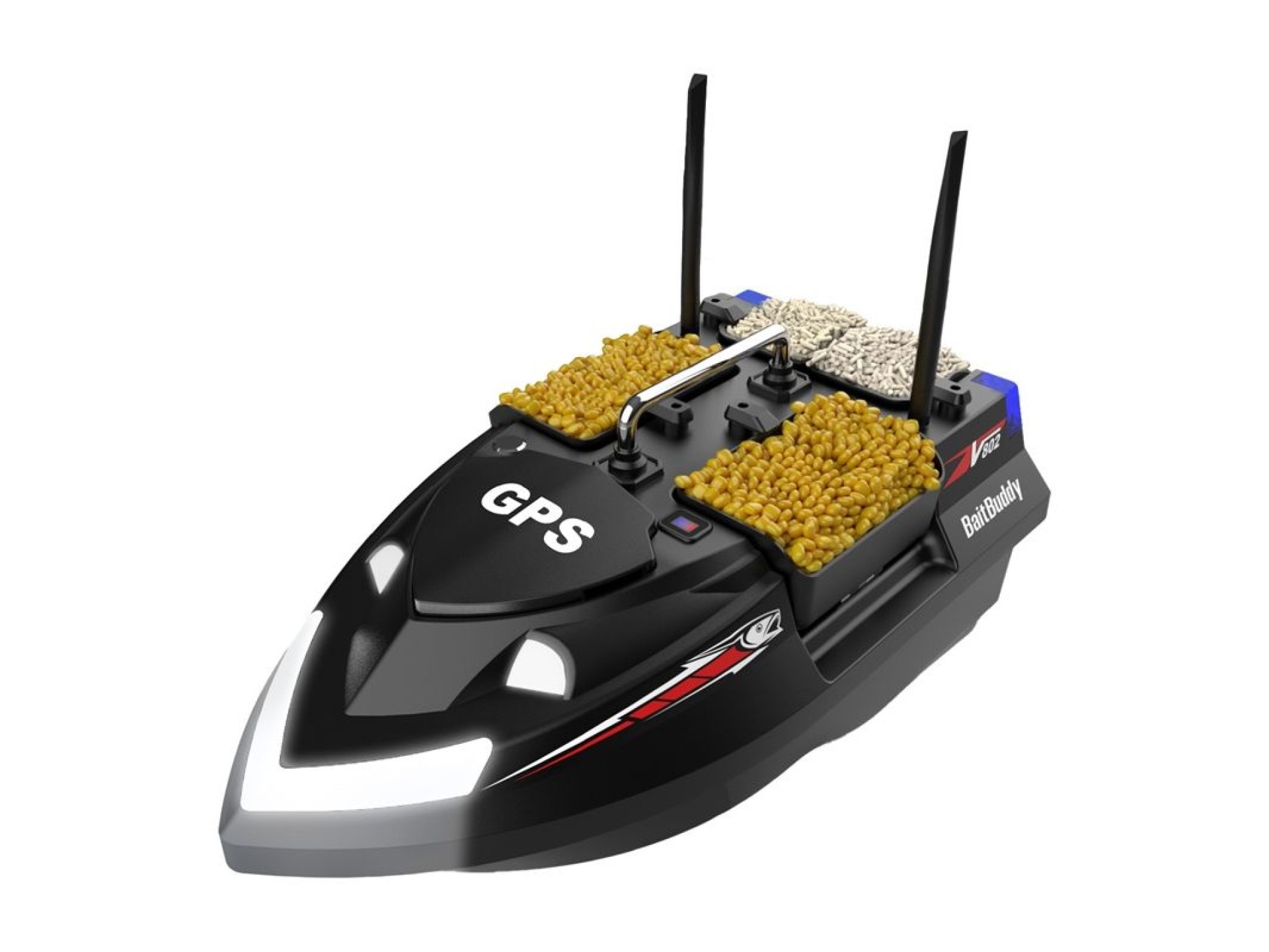 Flytec V802 PRO 12000mah bait boat (black)