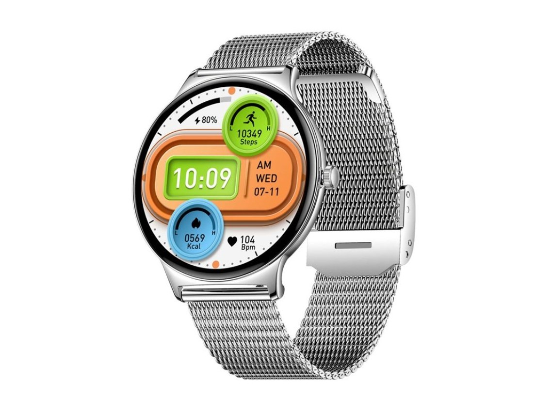 Reloj inteligente Colmi V89 (acero plateado)