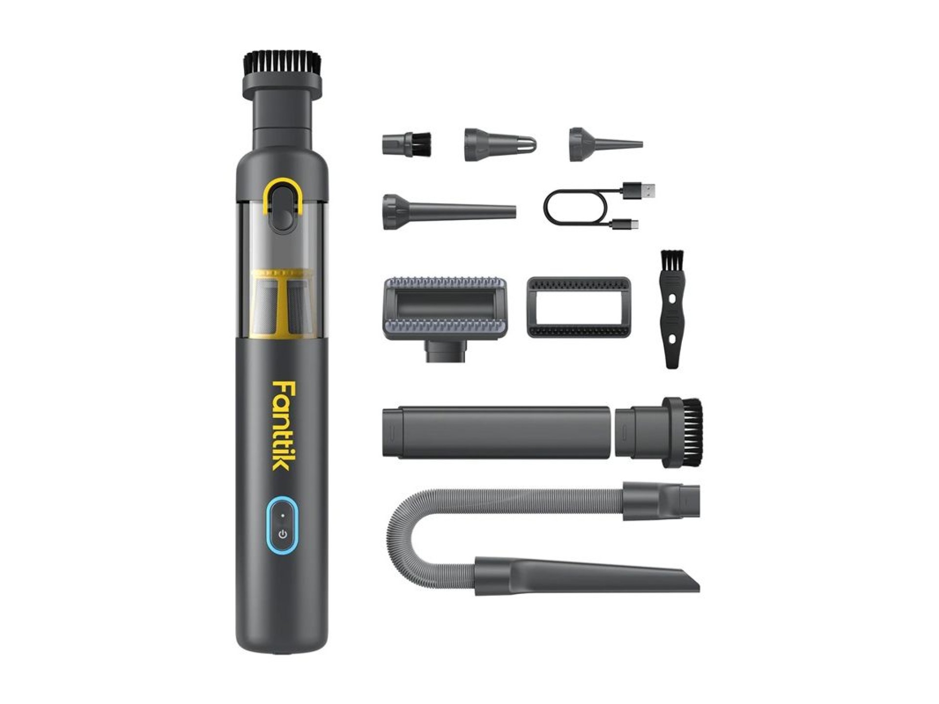 Aspiradora portátil inalámbrica para coche V8 Apex (gris)