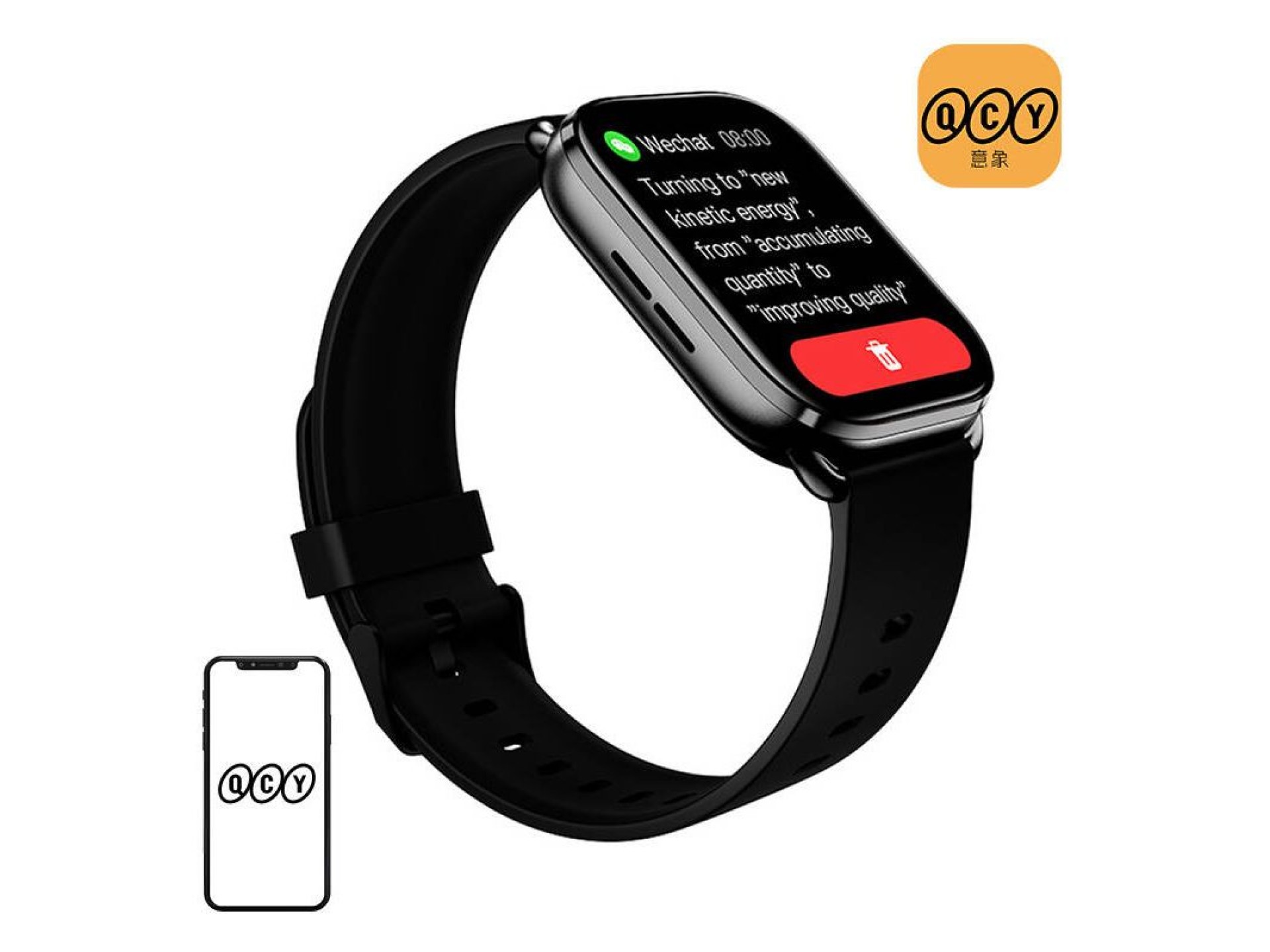Reloj inteligente QCY WATCH GS (negro)