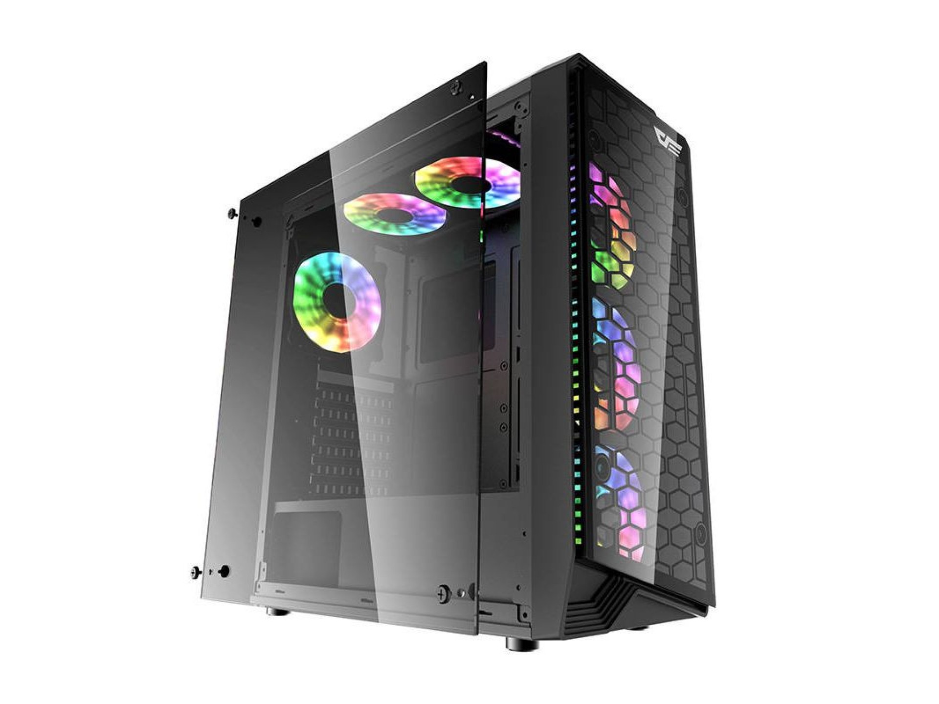 Gabinete para computador Darkflash Water Square 5 (preto)