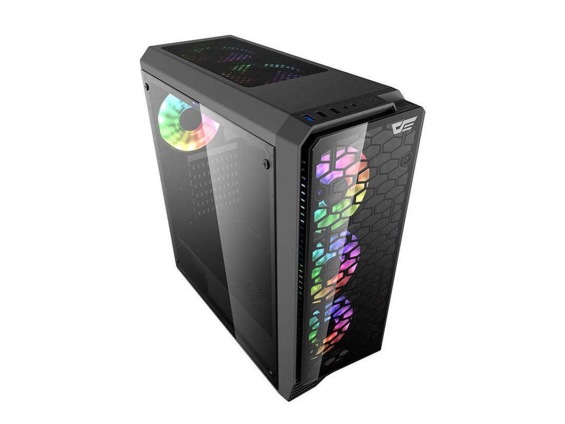Gabinete para computador Darkflash Water Square 5 (preto)