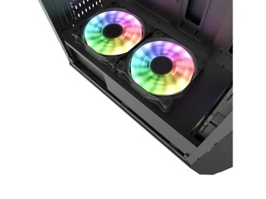 Gabinete para computador Darkflash Water Square 5 (preto)