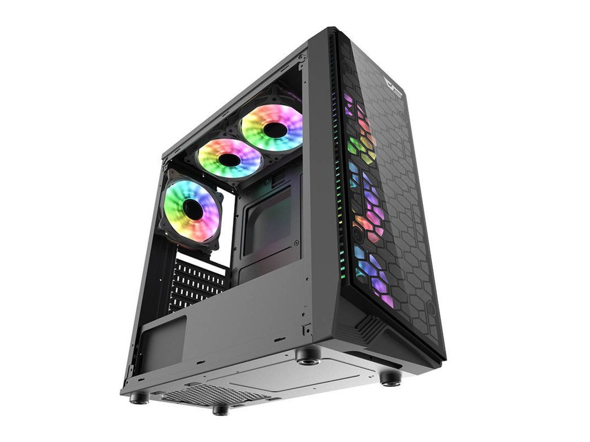 Gabinete para computador Darkflash Water Square 5 (preto)