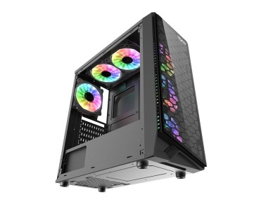 Gabinete para computador Darkflash Water Square 5 (preto)