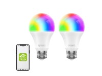 Lâmpada inteligente WiFi RGB LED Gosund WB4-2 E27 (pacote com 2) Tuya Lâmpada inteligente WiFi RGB LED Gosund WB4-2 E27 (pacote com 2) Tuya