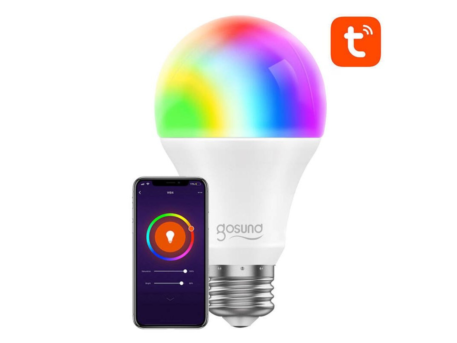Bombilla LED inteligente RGB Gosund WB4 de 8 W y 800 lm para Tuya