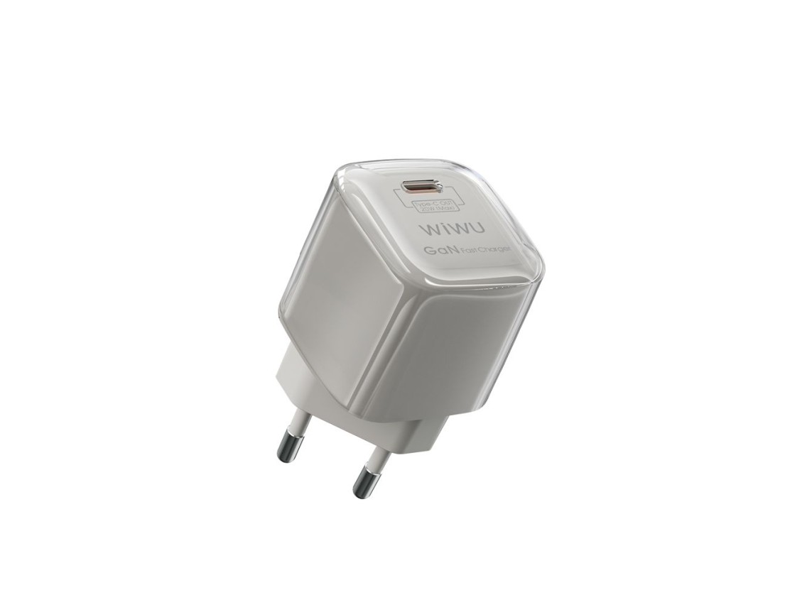 Cargador WIWU Jello de 30 W GaN con enchufe europeo (Wi-U017 CL)