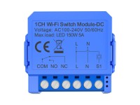 M�dulo de conmutaci�n WiFi de 1 canal con contacto libre de tensi�n Avatto WSM16-DC32V-1