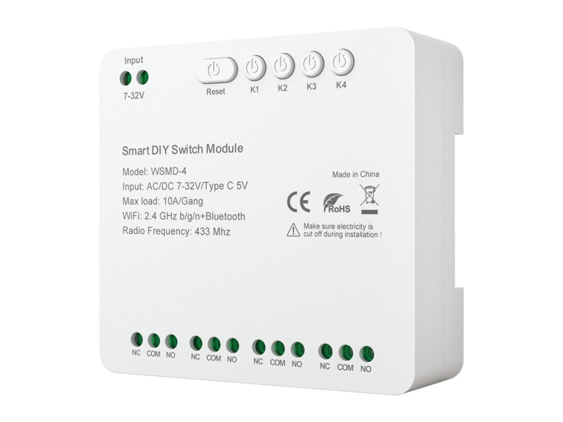 DIY Avatto WSMD-4 32V smart switch module