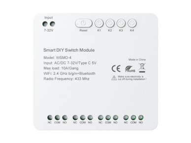 Módulo de interruptor inteligente DIY Avatto WSMD-4 de 32 V Módulo de interruptor inteligente DIY Avatto WSMD-4 de 32 V