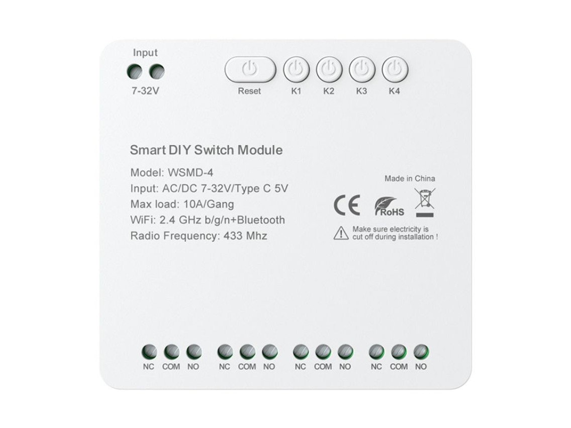 DIY Avatto WSMD-4 32V smart switch module
