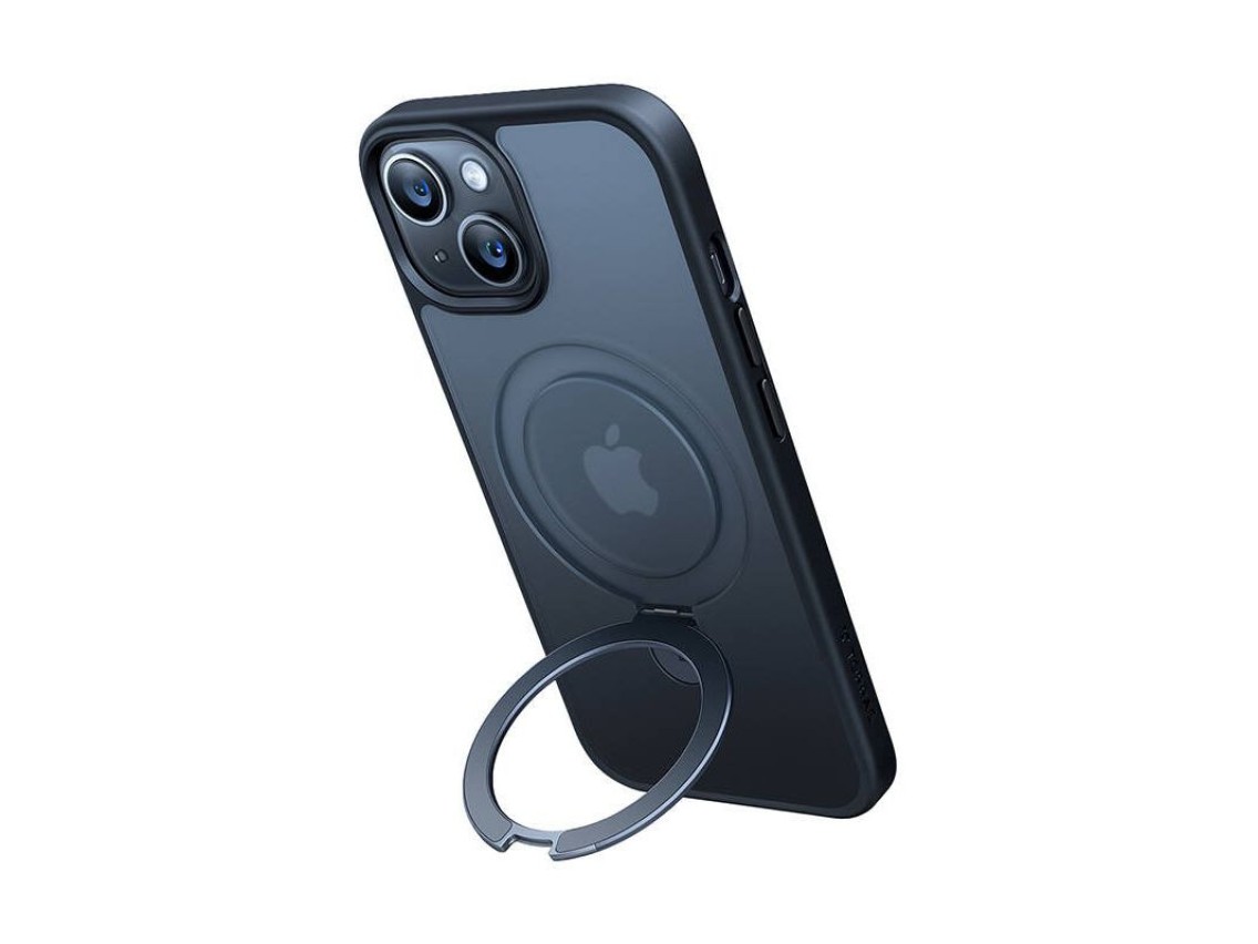 Torras phone case UPRO Ostand Matte for iPhone 15 (black)