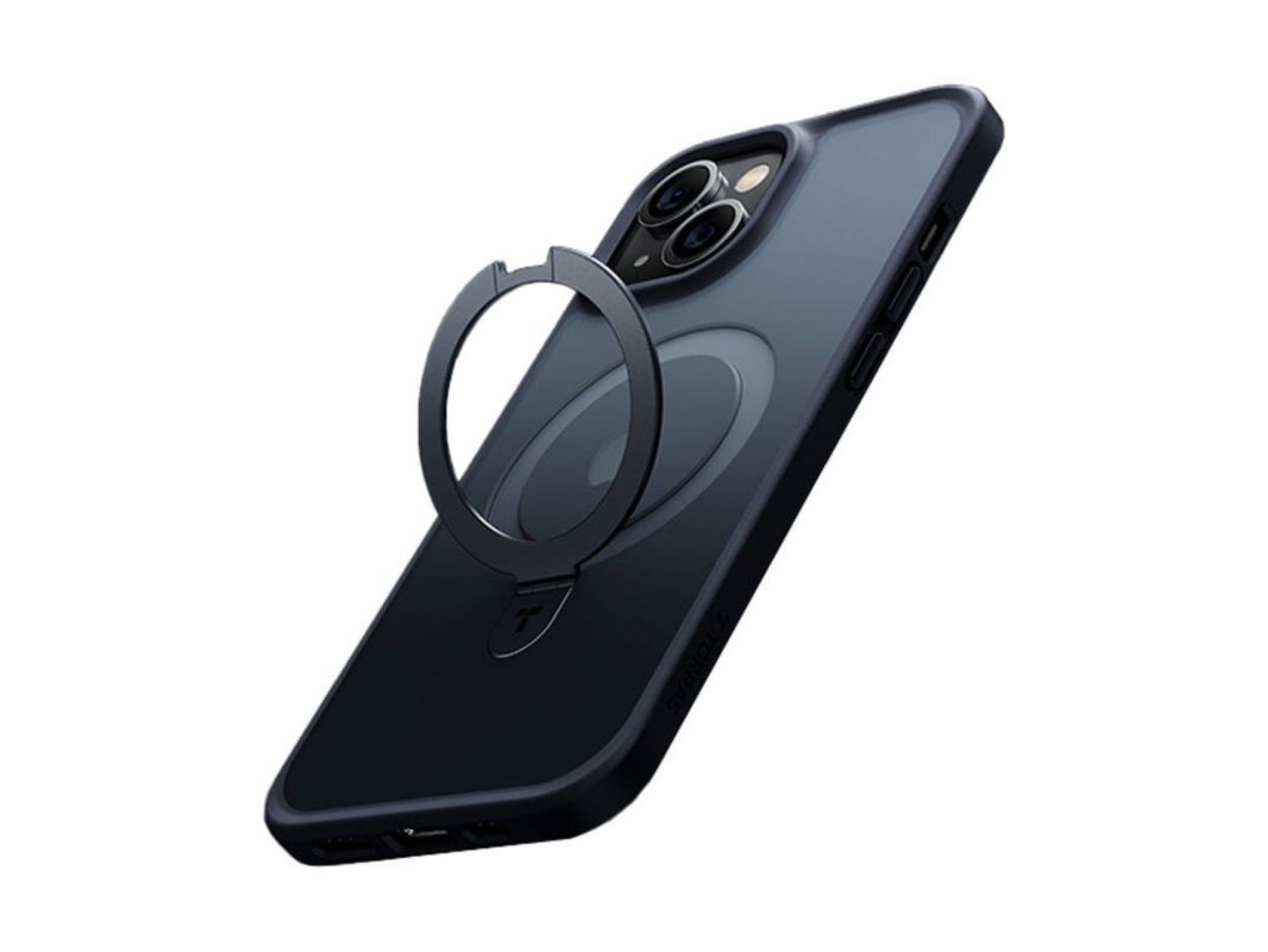 Torras phone case UPRO Ostand Matte for iPhone 15 (black)