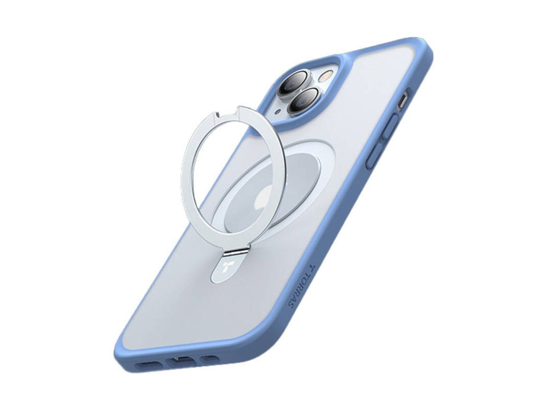 Funda Torras Ostand Matte para iPhone 15 (azul marino)