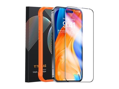 Cristal templado para iPhone 15 Torras InstaII Master