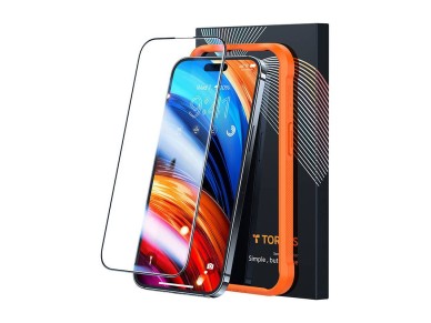 Cristal templado para iPhone 15 Torras InstaII Master