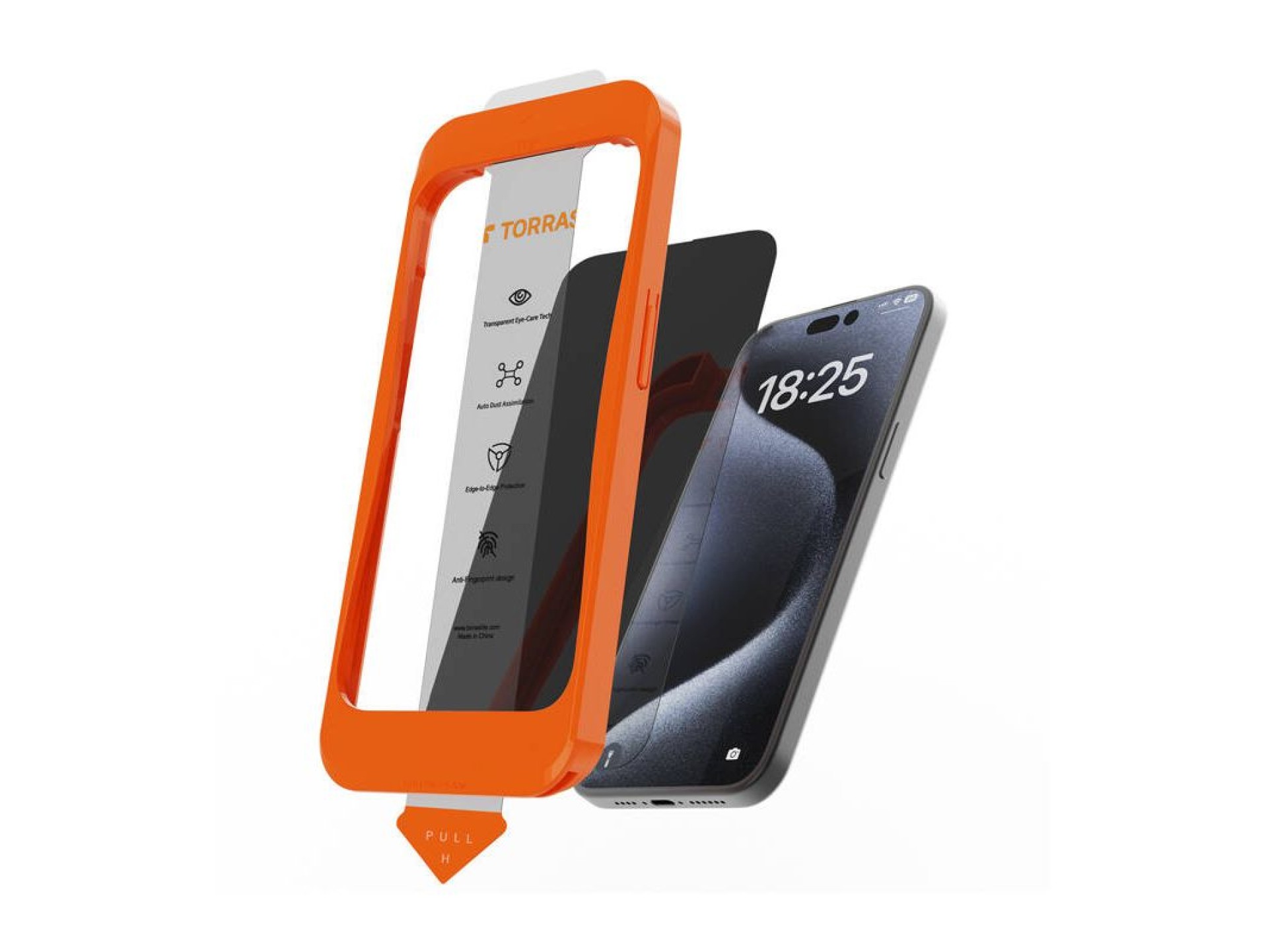 Torras Install Master vidro temperado para iPhone 16