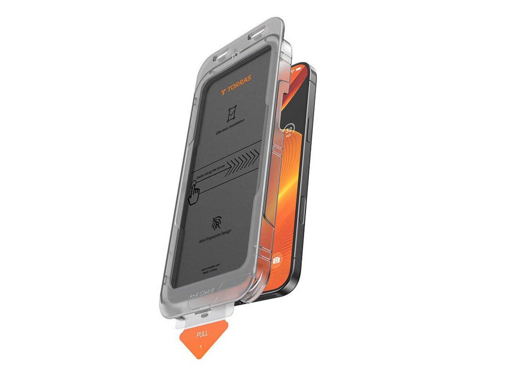 Torras Install Master Privacy Glass for iPhone 16 Plus